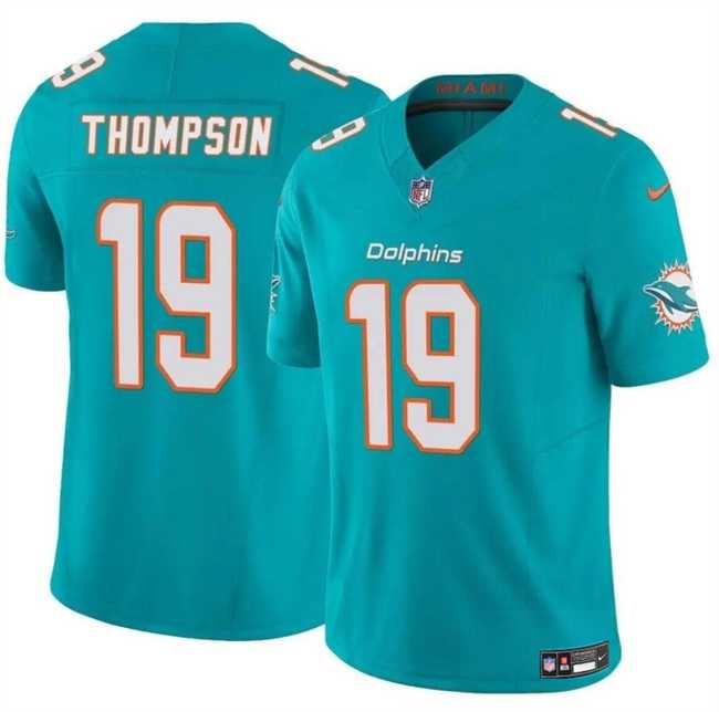 Men & Women & Youth Miami Dolphins #19 Skylar Thompson Aqua 2024 F.U.S.E Vapor Limited Football Stitched Jersey->miami dolphins->NFL Jersey